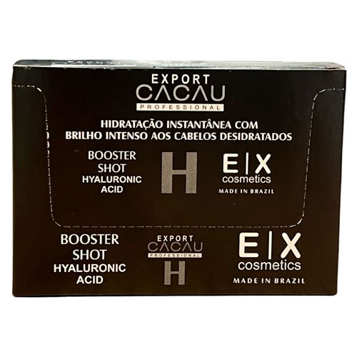 Kit Ampolla Export Cacau Extra Brillo H Ácido Hialurónico 3x60ml