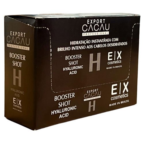 Kit Kit Ampoule Export Cacau Extra Shine H Hyaluronic Acid 3x60ml