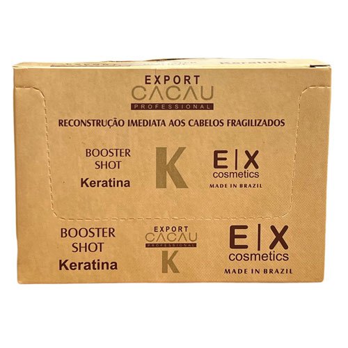 Kit Ampolla Export Cacau Reparación K Keratina 12x15ml