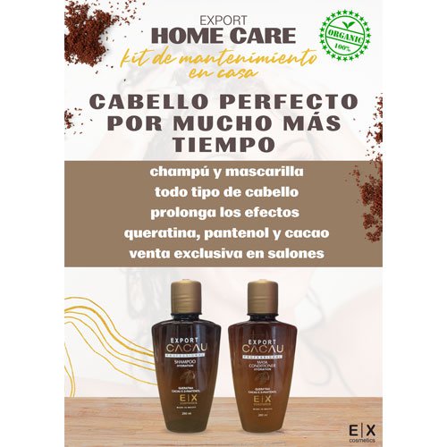 Kit Mantenimiento Export Cacau Home Care 3x260ml