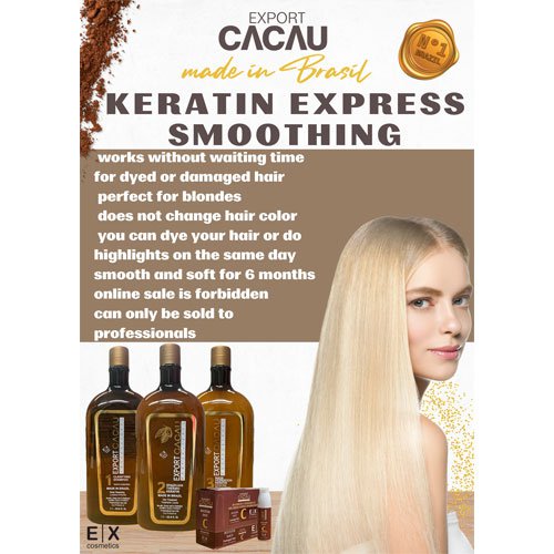 Kit Alisado de Keratina Export Cacau 3x1L