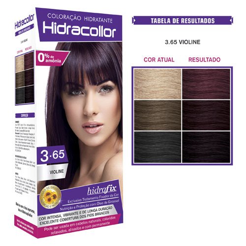 Kit Ammonia-free Dye Hidracollor 3.65 Fiddle 100ml  