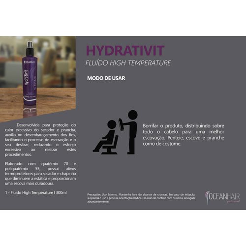 Serum Ocean Hair Hydrativit High Temperature spray 300ml