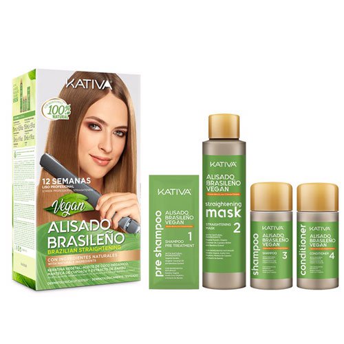 Kit Alisado Brasileño Kativa vegano 225ml