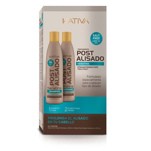 Kit Kativa post straightening salt-free 2x250ml