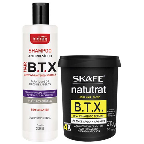 Kit Botox Skafe Natutrat BTX 210g Blond 2 productos