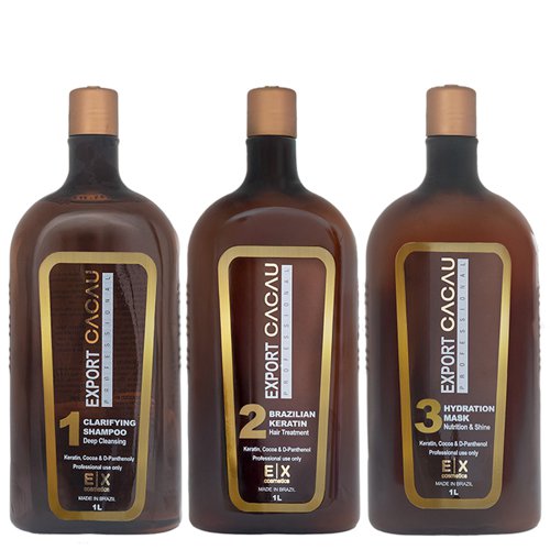 Kit Keratin Straightening Export Cacau 3x1L