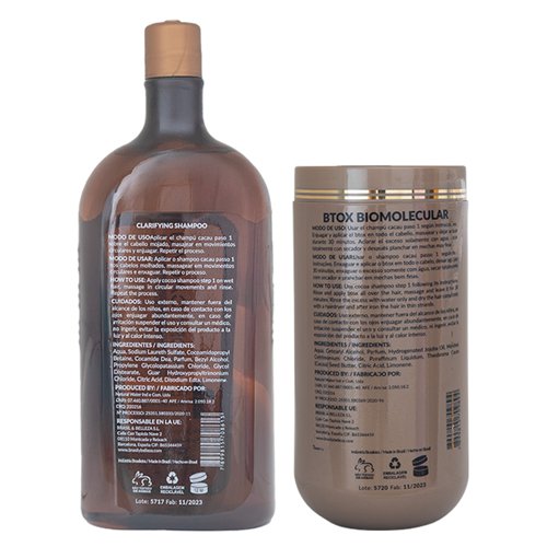 Kit Hair Lifting Export Cacau BTox Biomolecular 2x1Kg