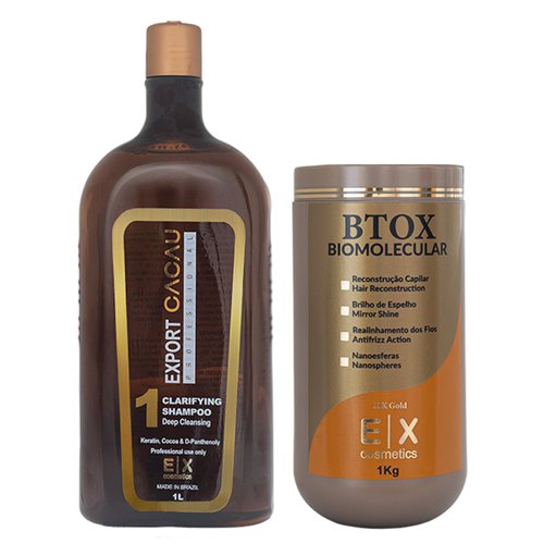 Kit Hair Lifting Export Cacau BTox Biomolecular 2x1Kg