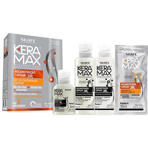 Keratin Treatment Kit Skafe Keramax Reconstruction 161g