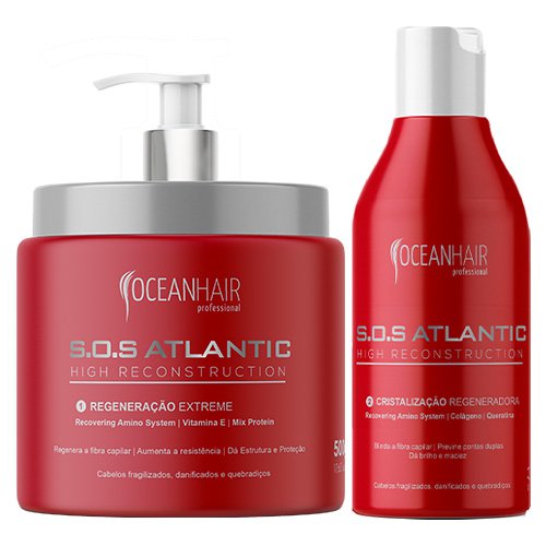 Kit Tratamiento Ocean Hair Atlantic Life Plex 2x120ml