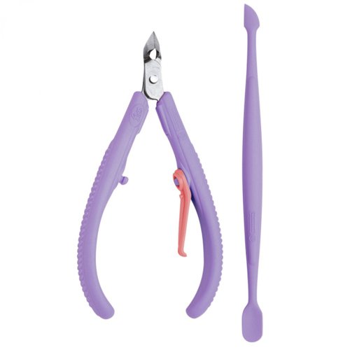 Kit Cuticle nipper Mundial 168-FL Lilac