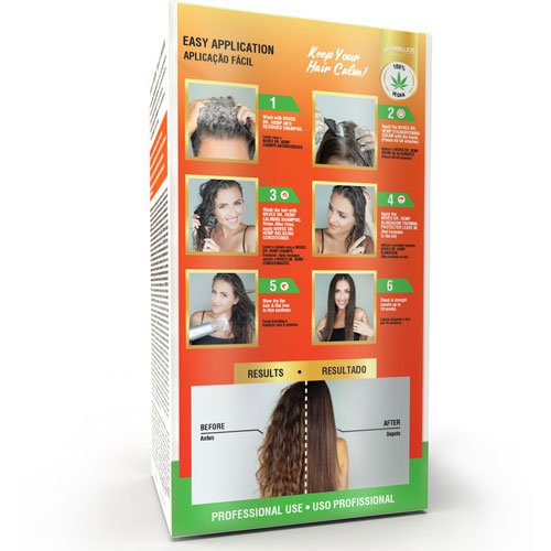 Brazilian straightening kit  Novex Dr Hemp organic 240ml