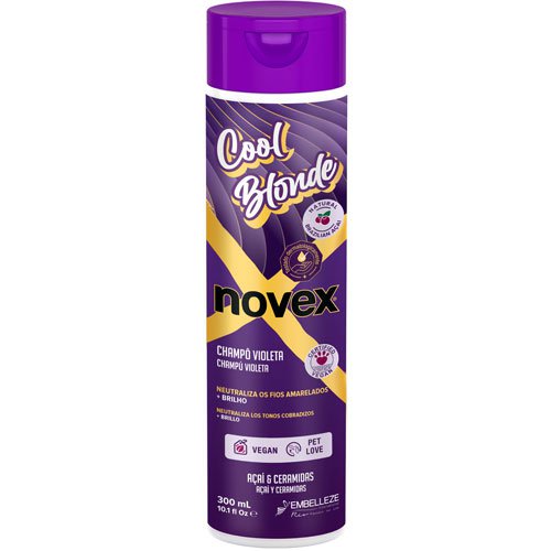 Shampoo Novex Cool Blonde no-yellow vegan salt-free 300ml
