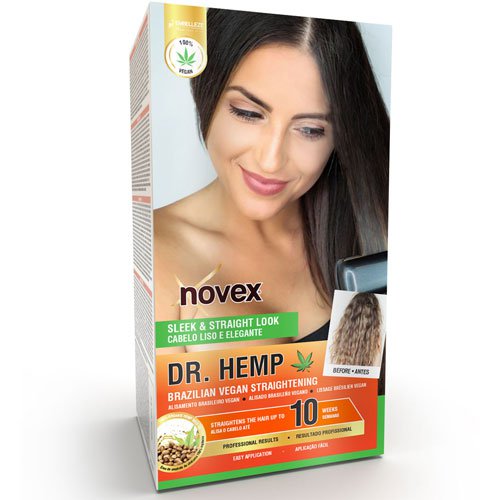 Pack Tratamiento Novex Dr Hemp Alisado orgánico 4 productos