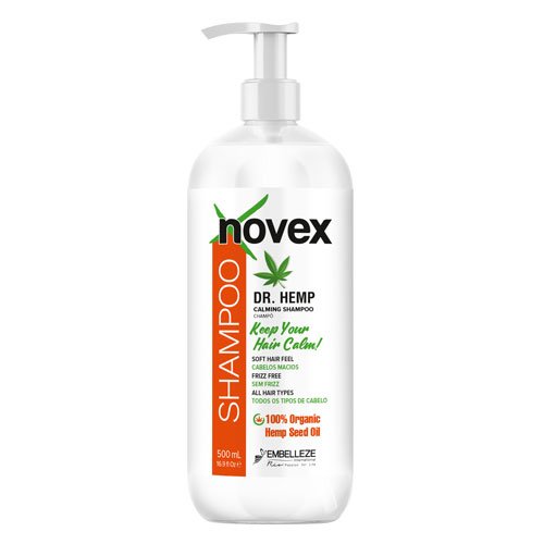 Shampoo Novex Dr Hemp calming vegan salt-free 500ml