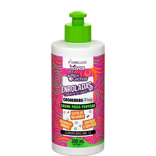 Crema de Peinar Novex Rizadas vegano sin sal 300ml Crema de Peinar Novex Rizadas vegano sin sal 300ml