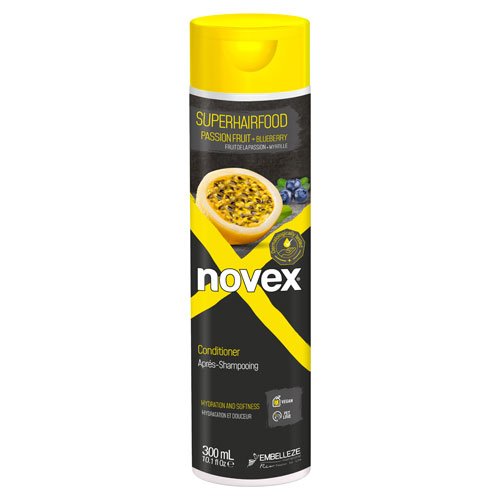 Acondicionador Novex SuperHairFood Maracuyá y Arándanos vegano sin sal 300ml Acondicionador Novex SuperHairFood Maracuyá y Arándanos vegano sin sal 300ml