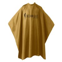 Capa Ocean Hair Tools dorada con logotipo