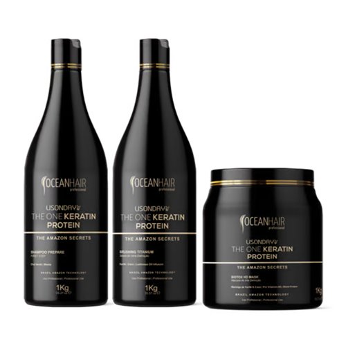 Kit Alisado y BTX Ocean Hair Lisonday 3x1Kg