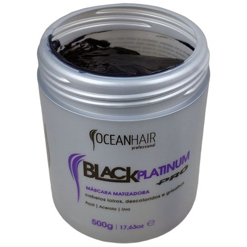 Mascarilla Matizadora Ocean Hair Black Platinum Pro 500g