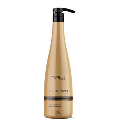Anti-residue shampoo Ocean Hair New Shine Keratin Hyaluronic Acid 1L