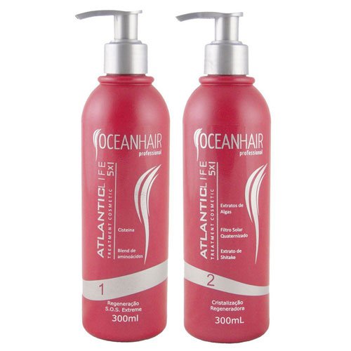Kit Tratamiento Ocean Hair Atlantic Life Plex 2x300ml