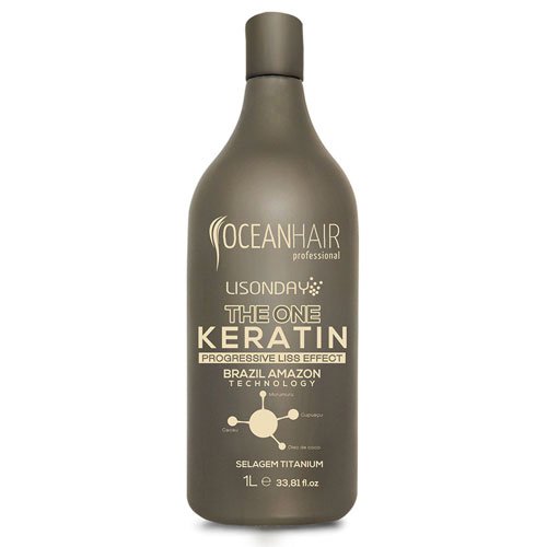 Brazilian straightening Ocean Hair Lisonday The One Keratin organic 1L