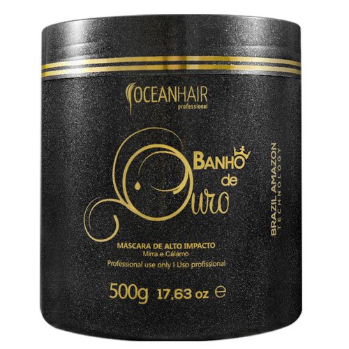 empujar para castigar limpiar Mascarilla Profesional Ocean Hair Baño de Oro 500g - BrasilyBelleza