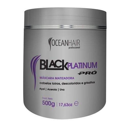 lento Caracterizar pedir Mascarilla Matizadora Ocean Hair Black Platinum Pro 500g - BrasilyBelleza