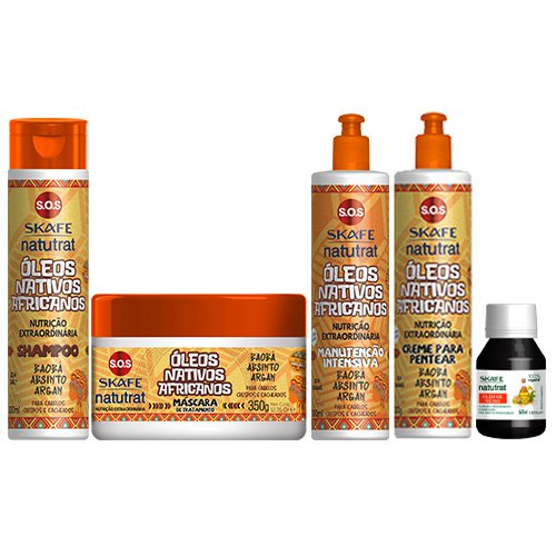 Maintenance pack Skafe Natutrat Afro Hair Native Oils  products