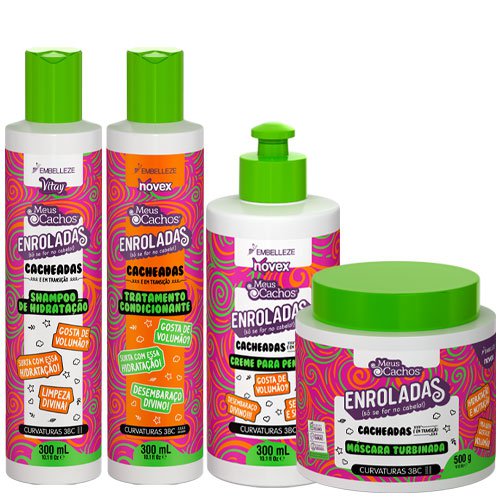 Maintenance pack Novex Curly vegan salt-free 4 products
