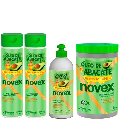 Pack Mantenimiento Novex Aguacate y Miel 4 productos