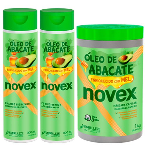 Pack Mantenimiento Novex Aguacate y Miel 3 productos