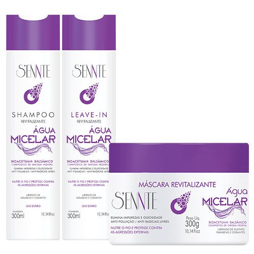 Pack Mantenimiento Sennte Agua Micelar 3 productos