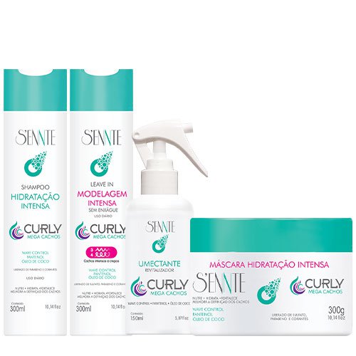 Pack Mantenimiento Sennte Curly Rizos Intensos 4 productos