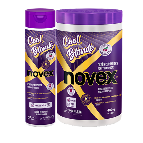 Pack Mantenimiento Novex Cool Blonde matizador 2 productos
