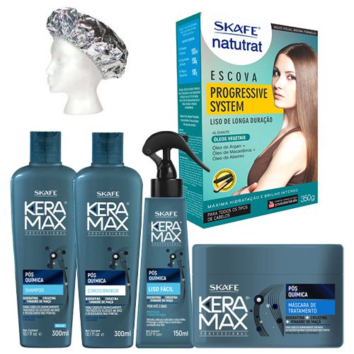 Treatment pack Skafe Keramax Intense Liss 6 products