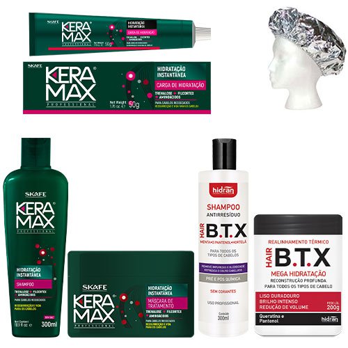 Treatment pack BTX Keratin Brunette 6 products