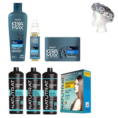 Pack Tratamiento Skafe Keramax Liso Intenso Profesional 9 productos