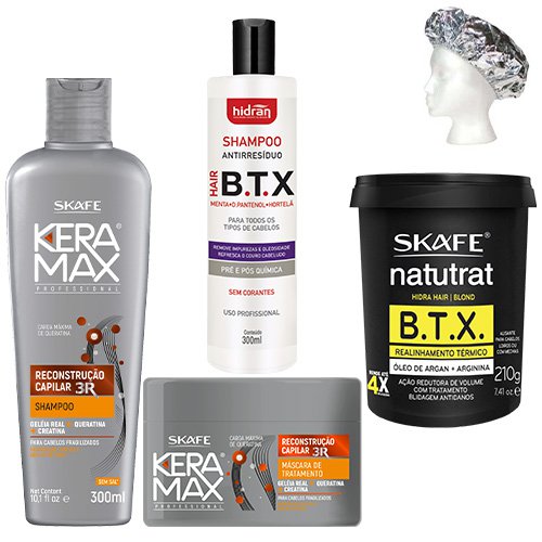 Treatment pack Skafe Natutrat BTX Blond 5 products