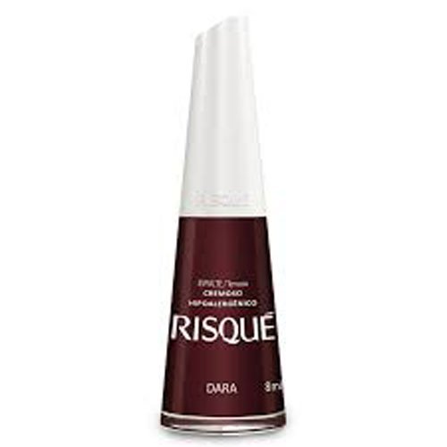 Nail polish Risqué Dara burgundy creamy 8ml