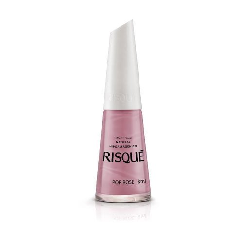 Esmalte de uñas Risqué Pop Rose rosa porcelana gloss 8ml