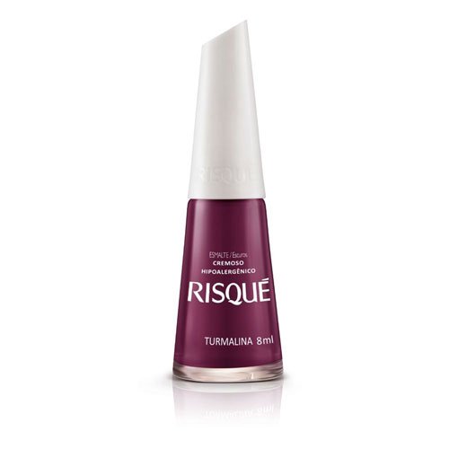 Esmalte de uñas Risqué Turmalina uva ultracremoso 8ml