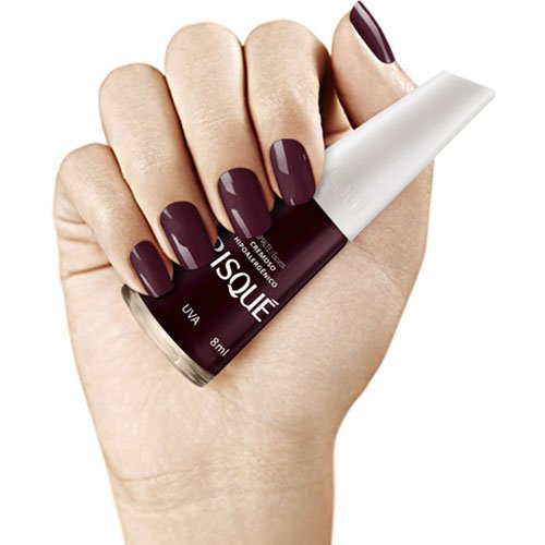 Esmalte de uñas Risqué Uva morado cremoso 8ml