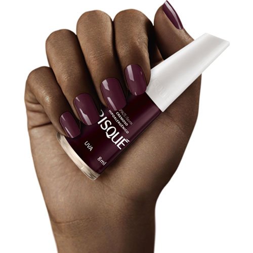 Esmalte de uñas Risqué Uva morado cremoso 8ml