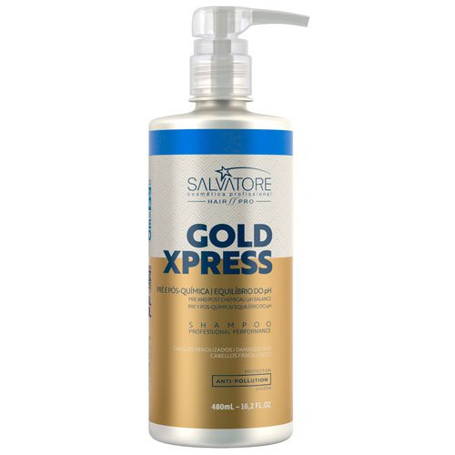 Shampoo Salvatore Cosmetics Gold Xpress 480ml
