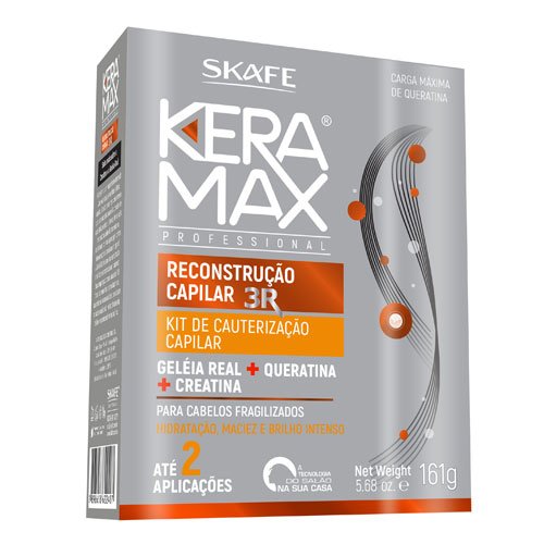 Kit Tratamiento de Keratina Skafe Keramax Reconstrucción 161g