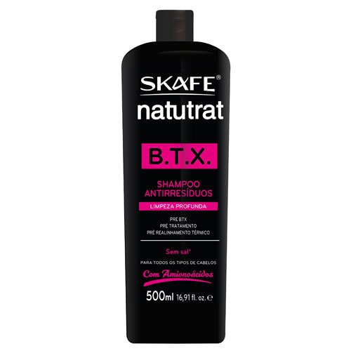 Antiresidue Shampoo Skafe Natutrat BTX salt-free 500ml Antiresidue Shampoo Skafe Natutrat BTX salt-free 500ml