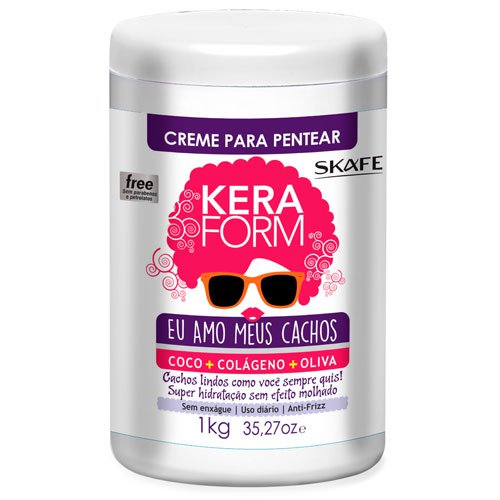 Leave-in Cream Skafe Keraform I Love My Curls 1Kg